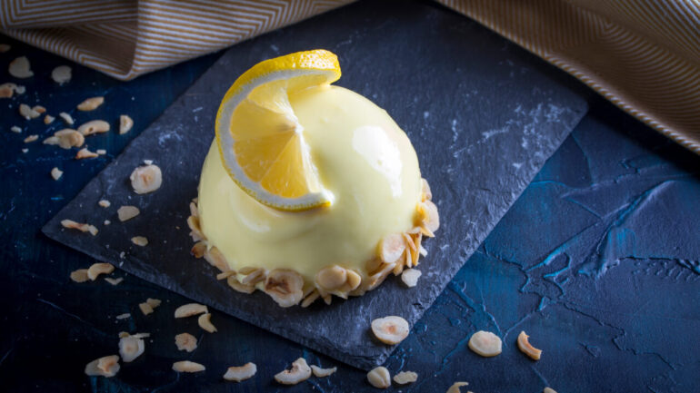 Foto di una delizia al limone